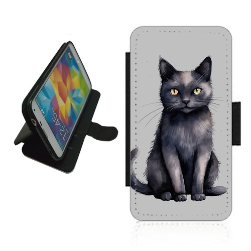 Custodia telefono gatto nero