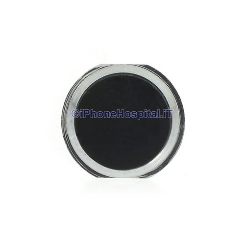 Tasto home nero - tasto, silver